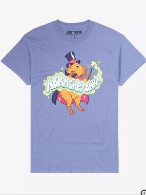 Hot Topic Magician Capybara "Abracapybara" T-Shirt Adult size Large